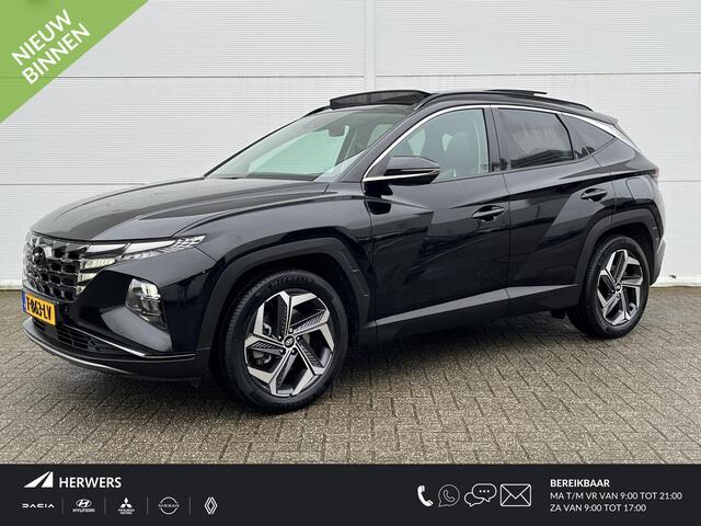 Hyundai TUCSON 1.6 T-GDI HEV Premium Sky / Apple Carplay/Android Auto / Airco (automatisch) / Cruise control adaptief met Stop&Go / Elektrisch glazen panorama-dak / Trekhaak( 1650 kg) /