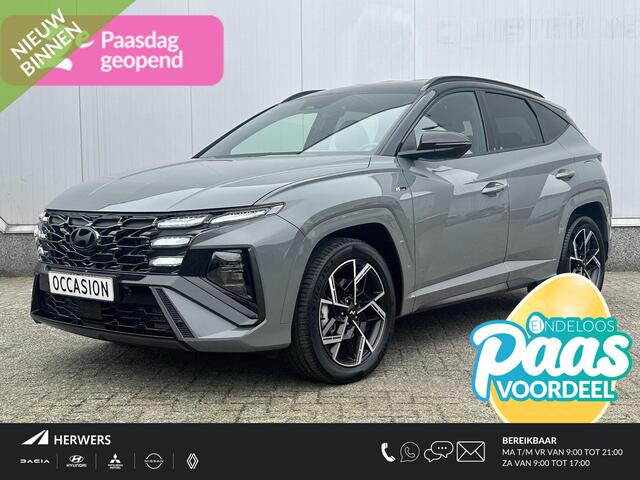 Hyundai TUCSON 1.6 T-GDI HEV N Line Automaat / 1e eigenaar / model 2025 / Stuur-, stoel- en achterbankverwarming / Stoelventilatie / Navigatie / Apple Carplay Android / 19" LM wielen /