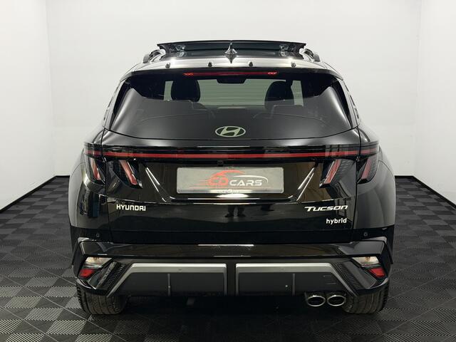 Hyundai TUCSON 1.6 T-GDI HEV N Line Sky Pano, 360 Camera, Navi, Head-up display, Memory stoelen, Keyless start, Elektrische achterklep, Stoelverwarming, 5 jaar