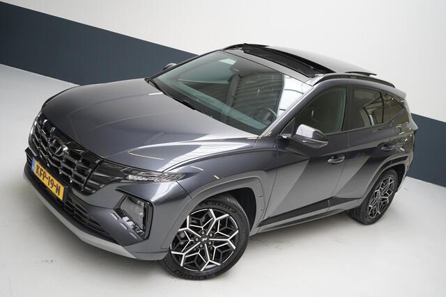 Hyundai TUCSON 1.6 T-GDi PHEV N Line Sky 4WD | SoH 100% | Trekhaak | Stoelverwarming | Keyless | Adaptive | Panoramadak