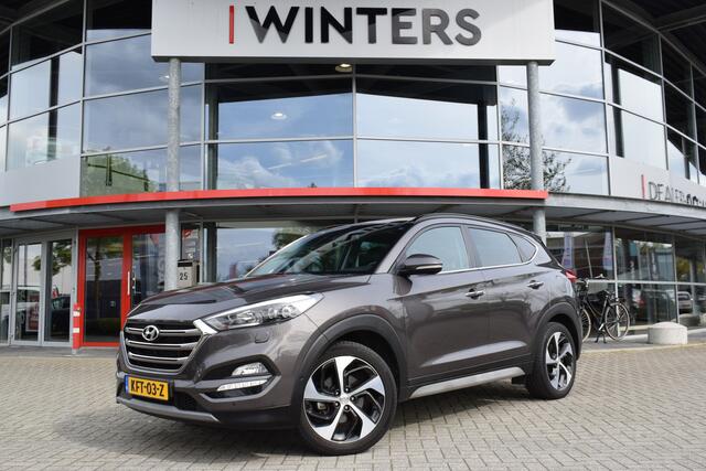 Hyundai TUCSON 1.6 T-GDi Premium 4WD Automaat | Trekhaak | Navigatie | Kantel/ Schuifdak | Stuur + Stoelverwarming | Camera | Leder |