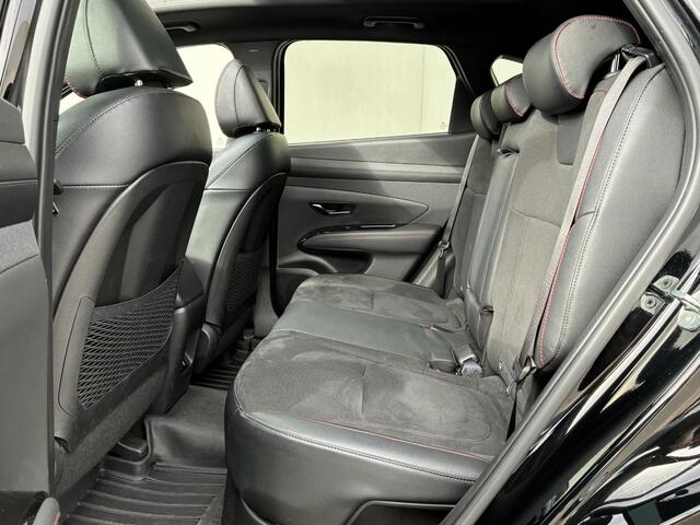 Hyundai TUCSON 1.6 T-GDI HEV N Line Sky / Fabrieksgarantie t/m 8-2029 / dealer onderhouden / 1.360 kg trekgewicht / Panorama/schuif-/kanteldak / Elektrische stoelen/Achterklep / Apple Carplay/Android Auto / Stoelventilatie / Stuur-, stoelverwarming / 19" LM /