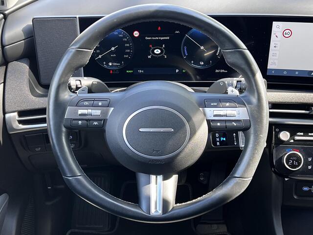 Hyundai TUCSON 1.6 T-GDI HEV Comfort Smart / Nieuw model / Fabrieksgarantie tot 7-2029 / Dealer onderhouden / Navigatie / Stuur- en stoelverwarming / Elektrische klep / Adaptieve CC / 19"LM wielen /