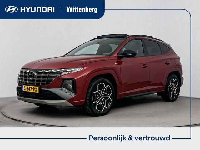 Hyundai TUCSON 1.6 T-GDI HEV N Line Sky | Trekhaak afn.kogel | Navi | 360 Camera | Apple Carplay | Android Auto