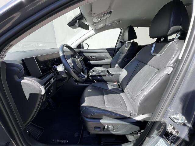 Hyundai TUCSON 1.6 T-GDI HEV 215pk Premium / Nieuw model / Fabrieksgarantie tot 7-2029 / Dealer onderhouden / Navigatie / Stuur- en stoelverwarming / Elektrische klep / Adaptieve CC / 19"LM wielen /
