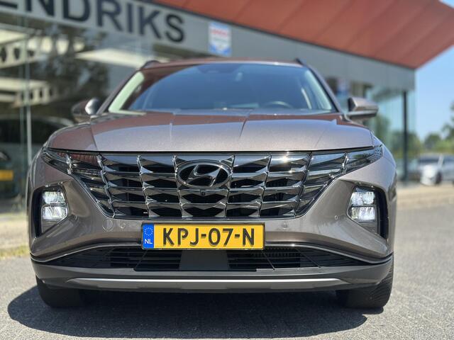 Hyundai TUCSON 1.6 T-GDI HEV Premium | Trekhaak 1650kg! | Leder | Blind-spot | 360 Cam | Adaptive CC | Stoel-koeling/verwarming |