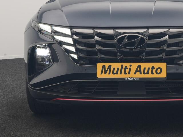 Hyundai TUCSON 1.6 T-GDI PHEV Premium Sky 4WD 266pk Dealer O.H | Trekhaak Afn. | Panodak | 360 Camera | Adaptive Cruise | Krell Audio | Lederen Sportstoelen Memory & Ventilatie | Apple Carplay | Keyless | Stoelen & Stuur verwarmd | BLIS | Pilot Assist | Virtual | Naviga