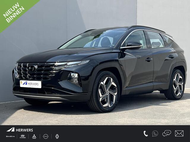 Hyundai TUCSON 1.6 T-GDI PHEV Comfort Smart 4WD / Fabrieksgarantie tot 07-2027 / Accu SoH 100 % / 1.350 kg trekgewicht / Navigatie / Stuur- & Stoelverwarming / Apple Carplay Android / 19" LM wielen /