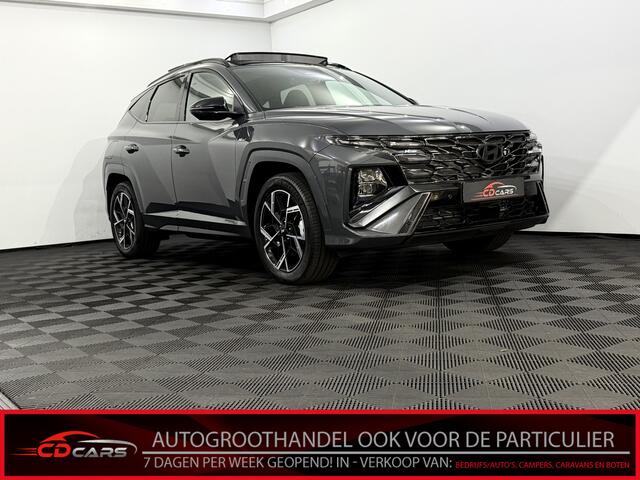 Hyundai TUCSON 1.6 T-GDI PHEV Premium N-line Sky Pano, Half leder, 360 Camera, Navi, Winterpakket, Head-up display, Elektrische achterklep, 5 jaar garantie