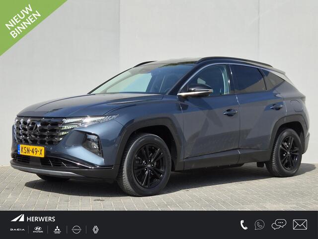 Hyundai TUCSON 1.6 T-GDI PHEV Premium 4WD / Fabrieksgarantie tot 11-2028 / Dealer onderhouden / Trekgewicht 1350 kg / Rondomzicht camera / Stuur- Stoel & Achterbank verwarming / Adaptief cruise control / Stoelventilatie / Elektrische achterklep /