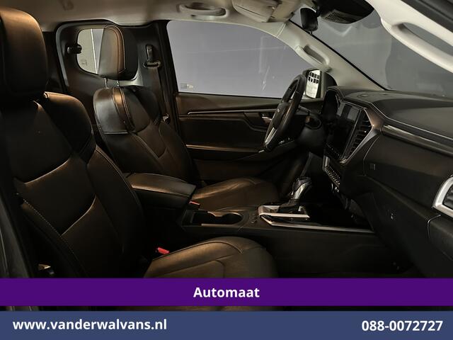 Isuzu D-MAX 1.9 Extended 164pk Automaat 3500kg Trekhaak Euro6 Airco | Camera | Sidebars | Leer | Apple Carplay Lichtmetalen Velgen, Adaptive Cruisecontrol, Android Auto, Parkeersensoren, stoelverwarming