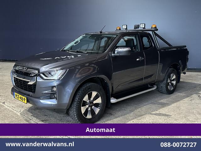 Isuzu D-MAX 1.9 Extended 164pk Automaat 3500kg Trekhaak Euro6 Airco | Camera | Sidebars | Leer | Apple Carplay Lichtmetalen Velgen, Adaptive Cruisecontrol, Android Auto, Parkeersensoren, stoelverwarming