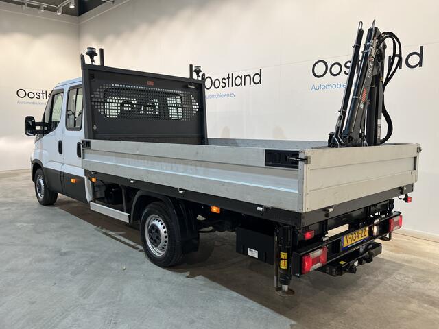 Iveco DAILY 35S18D 3.0 375 Automaat Open Laadbak / Hiab Kraan / Euro 6 / Trekhaak 3500 KG / Airco / Camera / Navigatie / 3-Zits / 67.000 KM !!