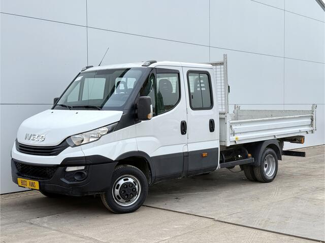Iveco DAILY 35C14 2.3 Dubbele Cabine Dubbellucht 7 Stoelen Airco Cruise Control Trekhaak 3.5t Tipper Benne Kipper