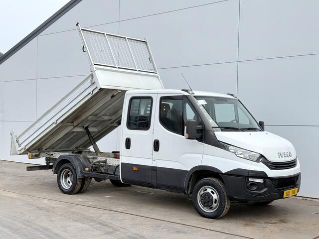 Iveco DAILY 35C14 2.3 Dubbele Cabine Dubbellucht 7 Stoelen Airco Cruise Control Trekhaak 3.5t Tipper Benne Kipper