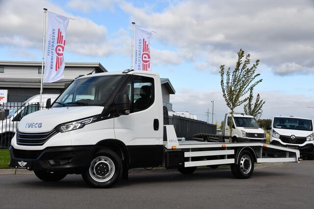 Iveco DAILY 35S18 | Oprijwagen | Geveerde stoel | 3,5t trekgw. | Adaptive CC | LED NAV ECC Adaptive CC | Faustmann opbouw | 1100 KG Laadvermogen