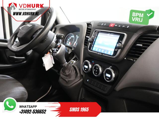 Iveco DAILY 35S18HV 3.0 Aut. ZF BPM VRIJ! Bakwagen Laadklep/ LED/ Spoiler/ 3.5T Trekverm./ Gev.stoel/ Adapt.Cruise/ Navi/ Carplay/ Climate/ 440x210x230
