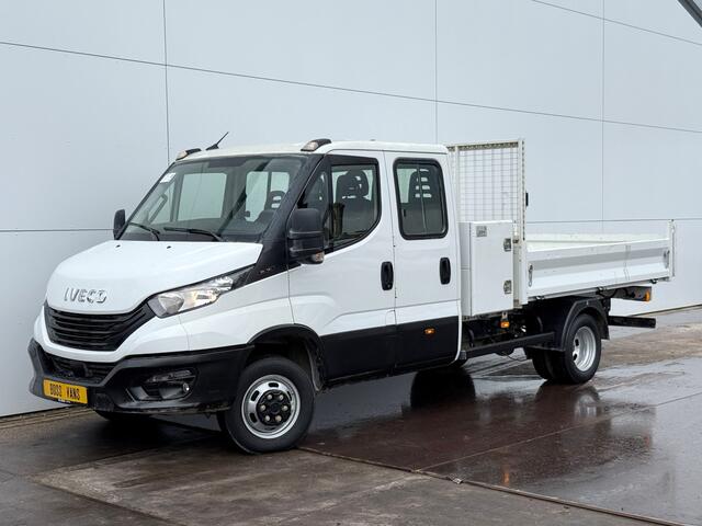 Iveco DAILY 35C16 3.0 Dubbele Cabine Kipper Mixto DoKa Dubbellucht Airco Navigatie Camera 3.5t Trekhaak Tipper Benne