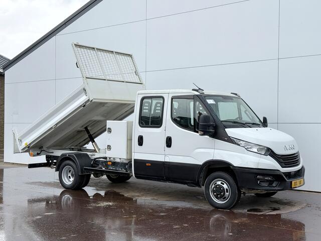 Iveco DAILY 35C16 3.0 Dubbele Cabine Kipper Mixto DoKa Dubbellucht Airco Navigatie Camera 3.5t Trekhaak Tipper Benne