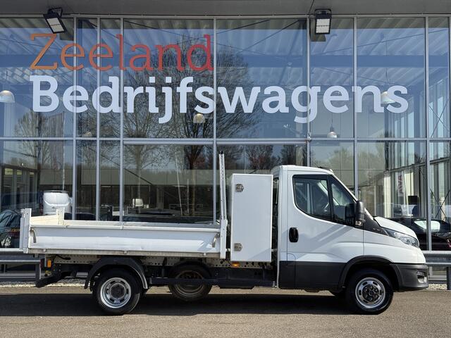 Iveco DAILY 35C16 2.3 300 Kipper | Dubbellucht | Trekhaak | Leder | Opbergkist | Airco | Cruisec.