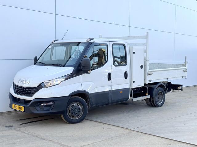 Iveco DAILY 35C14 2.3 Kipper Dubbele Cabine Dubbellucht 6 Stoelen Airco Cruise Control 3,5t Trekhaak Lucht geveerde stoel