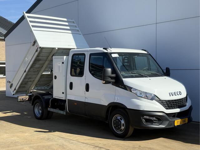Iveco DAILY 35C14 2.3 Kipper Dubbele Cabine Dubbellucht 6 Stoelen Airco Cruise Control 3,5t Trekhaak Lucht geveerde stoel