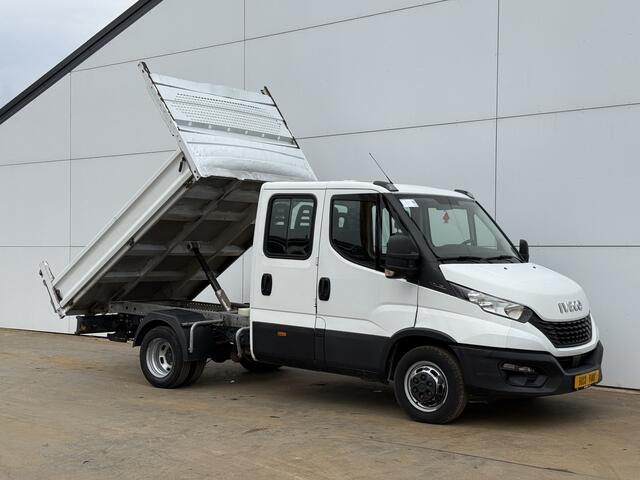 Iveco DAILY 35C14 2.3 Kipper Dubbele Cabine Dubbellucht 3,5t Trekhaak 6 Stoelen Airco Cruise Control Benne Tipper