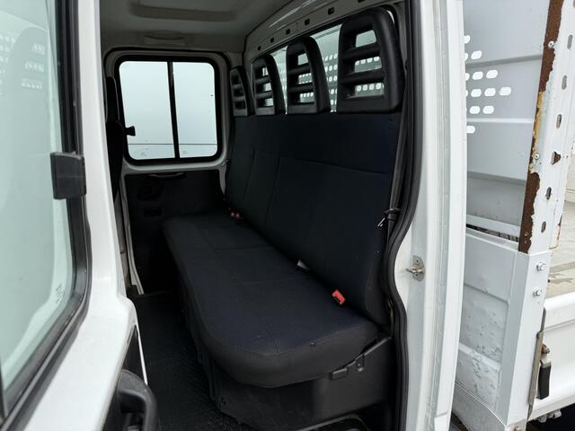 Iveco DAILY 35C14 2.3 Kipper Dubbele Cabine Dubbellucht 3,5t Trekhaak 6 Stoelen Airco Cruise Control Benne Tipper