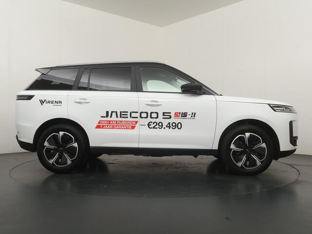 Jaecoo 5 1.5 T-GDi SHS-H Exclusive - FULL OPTIONS - Panorama dak - 360gr camera - Stoelverkoeling/verwarming - Stuurwielverwarming - Apple Carplay - Android Auto - 7 Jaar fabrieksgarantie - of 150.000km - 1000+ KM Rijbereik!