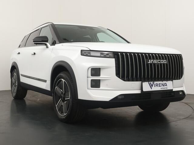 Jaecoo 7 1.5 PHEV Exclusive 1500 KG Trekgewicht - Elektrisch verstelbare geheugen stoel(en) - Head-up display - Draadloos Apple Carplay/Android Auto - Panorama dak - Elektrische achterklep - Achteruitrij camera - Parkee Fabrieksgarantie t/m 10-12-2032