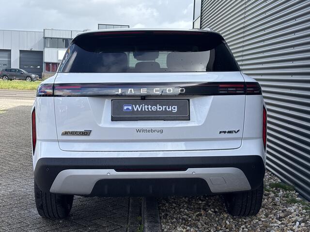 Jaecoo 7 SHS 1.5 PHEV Exclusive Met mooie 20 Inch velgen met 1500 KG trekgewicht, 1200 KM RANGE Navigatie, Elektrische achterklep, Luxe lederen bekleding en 7 jaar garantie Direct beschikbaar!