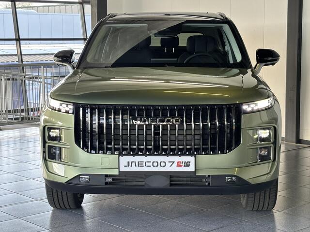 Jaecoo 7 1.5 GDI SHS-P Exclusive Automaat, Schuif-Kanteldak, 1500 KG trekgewicht, Navigatie, 19" LM velgen, Elektrische achterklep, Luxe lederen bekleding, Stoel koeling/verwarming, 7 jaar garantie