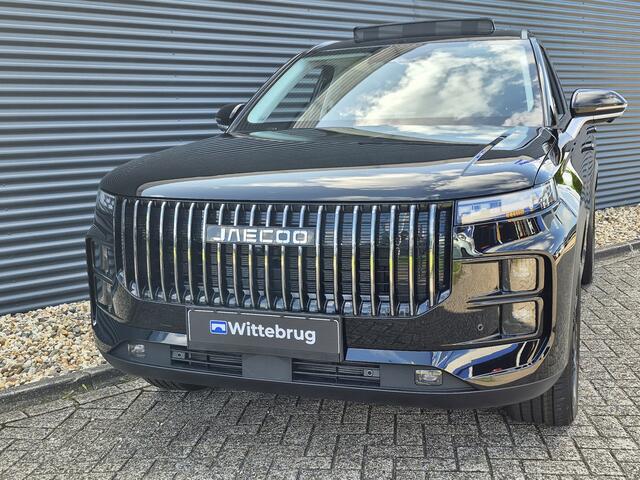 Jaecoo 7 1.5 GDI SHS-P Exclusive met 1500 KG trekgewicht, 1200 KM RANGE Navigatie, Elektrische achterklep, Luxe lederen bekleding en 7 jaar garantie Nu met 4000 euro Inruil/WK-voordeel