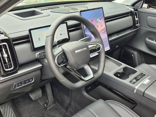 Jaecoo 7 SHS 1.5 PHEV Exclusive met 1500 KG trekgewicht, 1200 KM RANGE Navigatie, Elektrische achterklep, Luxe lederen bekleding en 7 jaar garantie Nu met 4000 euro Inruil/WK-voordeel