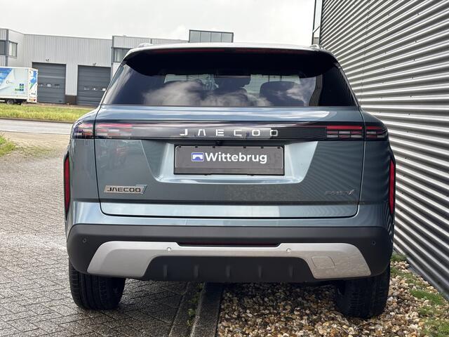 Jaecoo 7 1.5 GDI SHS-P Exclusive Plug-In Hybride met 1500 KG trekgewicht, 1200 KM RANGE Navigatie, Elektrische achterklep, Luxe lederen bekleding en 7 jaar garantie, Direct leverbaar