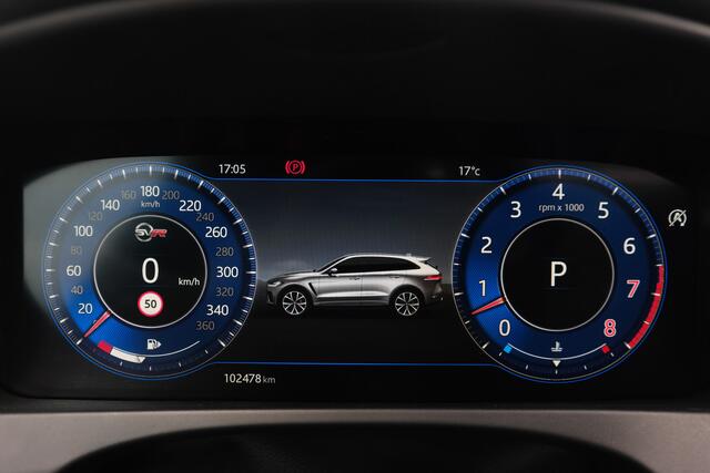 Jaguar F-PACE 5.0 V8 S/C AWD SVR Panodak Meridian HUD