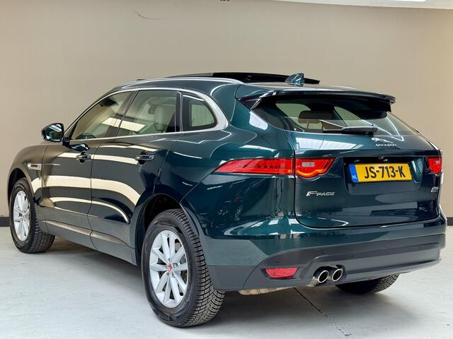 Jaguar F-PACE 2.0 Portfolio AWD 20d, 180Pk, 2016, Origineel Nederlands, 2de eigenaar, Liefhebbersauto, Panoramadak, Elektrische trekhaak, Stoel + Stuurverwarming, Cruise control, Navigatie, Volledig leder, Memory,