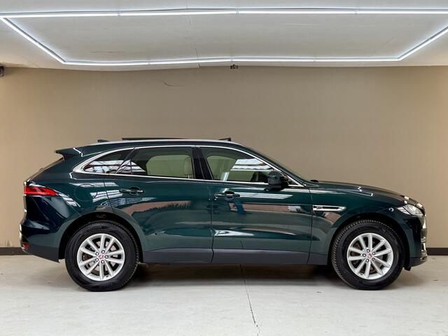Jaguar F-PACE 2.0 Portfolio AWD 20d, 180Pk, 2016, Origineel Nederlands, 2de eigenaar, Liefhebbersauto, Panoramadak, Elektrische trekhaak, Stoel + Stuurverwarming, Cruise control, Navigatie, Volledig leder, Memory,