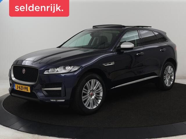Jaguar F-PACE 2.0 R-Sport AWD 25t | Panoramadak | Leder | Stoelverwarming | Bi-Xenon | Camera | Navigatie | 20'' | Meridian Surround | Bluetooth | Cruise control | Parkeerhulp | Climate control