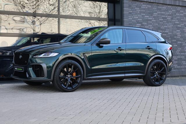 Jaguar F-PACE 5.0 V8 S/C AWD SVR | UNIEK! | DEALER ONDH | BRITISH RACING GREEN | COBRA EXHAUST | STOELKOELING | 360 |