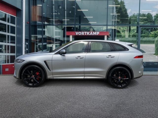 Jaguar F-PACE 5.0 V8 SVR AWD 360-CAM/GLAS-DAK/ELEK-KLEP/MERIDIAN/DIG-DASH/HUD/22INCH