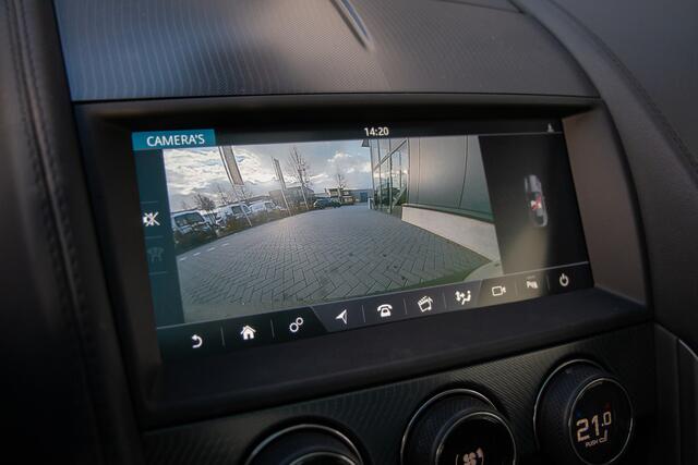 Jaguar F-TYPE 2.0T 300pk RWD R-Dynamic | NL Auto | BTW | Sportuitlaat | Lane Assist | Stuurverwarming | Glasdak | RWD | Led | Camera | Memory | Apple & Android Carplay | P300 |19"| Dealer Onderhouden.