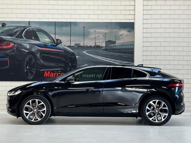 Jaguar i-Pace EV400 SE 90 kWh 400 PK! / Airco / Meridian / Navigatie / Apple CarPlay / Leer Int / 20" LM Velgen / Park Assist / Dode Hoek Detectie / 1e Eigenaar!