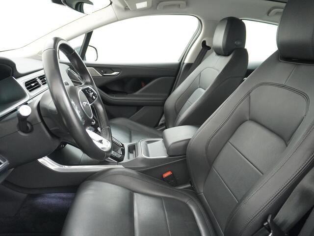 Jaguar i-Pace EV400 S 90kWh 4WD Business Edition Leder Panoramadak Meridan-Audio Apple Carplay Android Auto Stoelverwarming Cruise Control DAB PDC keyless entry/start LED Lmv 18" Bluetooth WiFi Verkeersbord detectie Uitparkeer waarschuwing 400PK 696NM Koppel