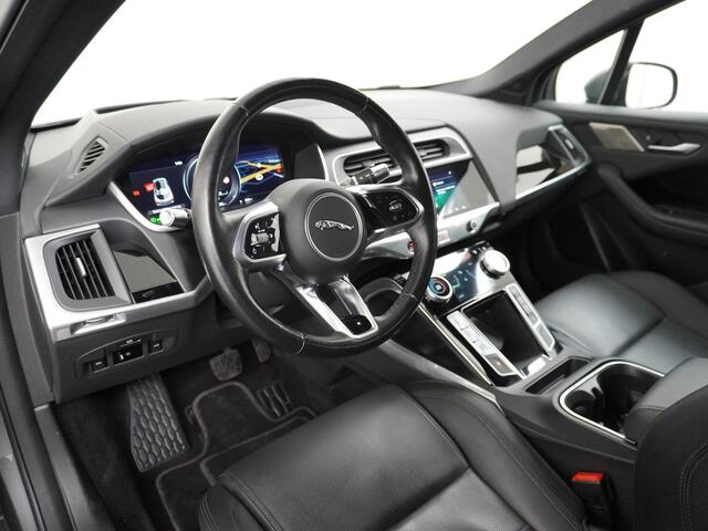 Jaguar i-Pace EV400 S 90kWh 4WD Leder Meridan-Audio All Season Banden Camera Apple Carplay Android Auto Cruise Control Stuurverwarming DAB PDC Keyless entry/start LED Lmv 18" Bluetooth WiFi Verkeersbord detectie Uitparkeer waarschuwing 400PK 696NM Koppel