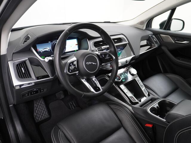 Jaguar i-Pace EV400 SE 90kWh 4WD Business Edition Leder Adaptieve Cruise Control Meridan®-Audio Apple Carplay Android Auto DAB PDC Keyless entry/start LED Lmv 20" Bluetooth WiFi Verkeersbord detectie Uitparkeer waarschuwing 400PK 696NM Koppel