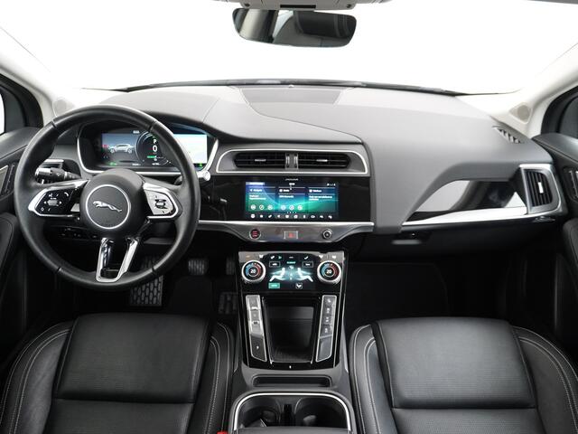 Jaguar i-Pace EV400 SE 90kWh 4WD Business Edition Leder Adaptieve Cruise Control Meridan®-Audio Apple Carplay Android Auto DAB PDC Keyless entry/start LED Lmv 20" Bluetooth WiFi Verkeersbord detectie Uitparkeer waarschuwing 400PK 696NM Koppel