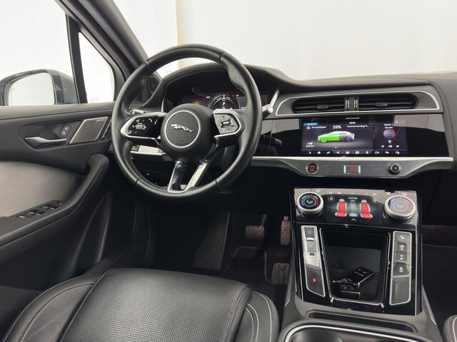 Jaguar i-Pace EV400 HSE 90 kWh (INCL-BTW) *PANO | LUXURY-LEATHER | FULL-LED | MERIDIAN-AUDIO | TOP-VIEW | MEMORY-PACK | BLIND-SPOT | DIGI-COCKPIT | KEYLESS | DAB+ | NAVI-FULLMAP | ECC | HEATED-COMFORTSEATS | PDC | CRUISE |