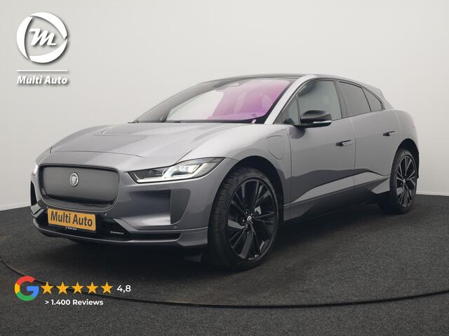 Jaguar i-Pace EV400 R-Dynamic HSE FACELIFT MODEL INCL BTW | Luchtvering | Panodak | Adaptive Cruise | Lederen Kuipstoelen Memory & Ventilatie | Alcantara Hemel | 22"L.M | Head Up | Meridian Sound | Keyless | Apple Carplay |