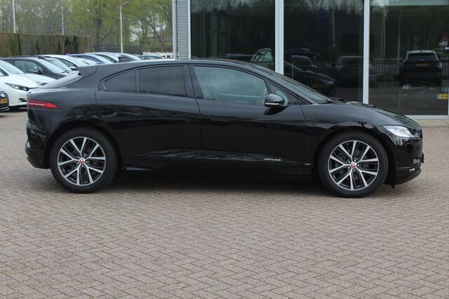 Jaguar i-Pace EV400 First Edition 90 kWh / Full option! / Trekhaak / Panoramadak / 360Camera / Head-up / 20'' / Luchtvering / Leder / Meridian / Stoel+Stuurverwarming / 4zone Airco / DAB / Dodehoek / ACC